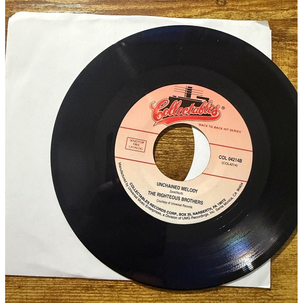 The Righteous Brothers - Unchained Melody/You've Lost That Lovin' Feeling 45